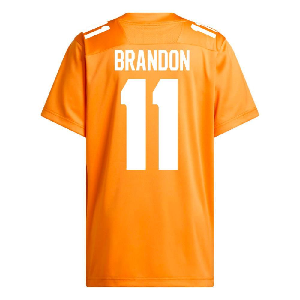Faizon Brandon Tennessee Orange Jersey Back