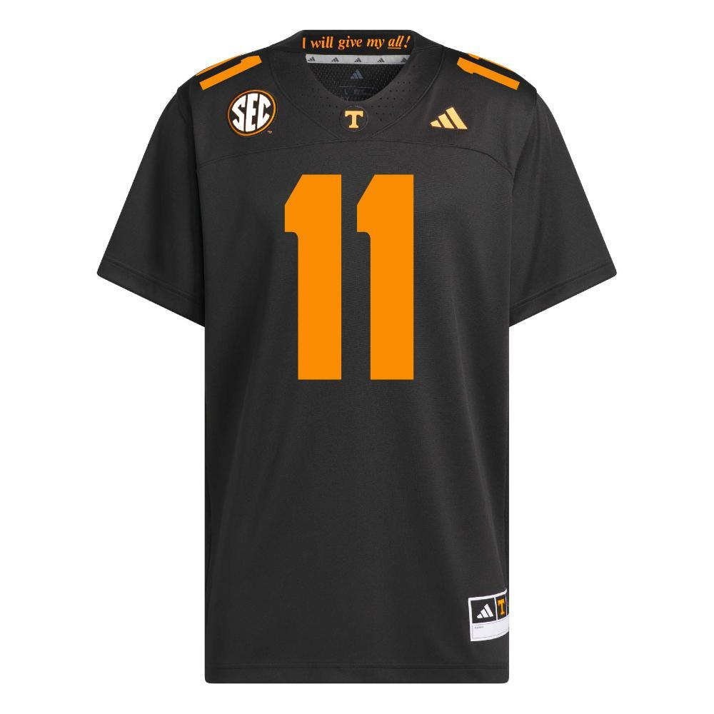 Faizon Brandon Tennessee Black Jersey Front